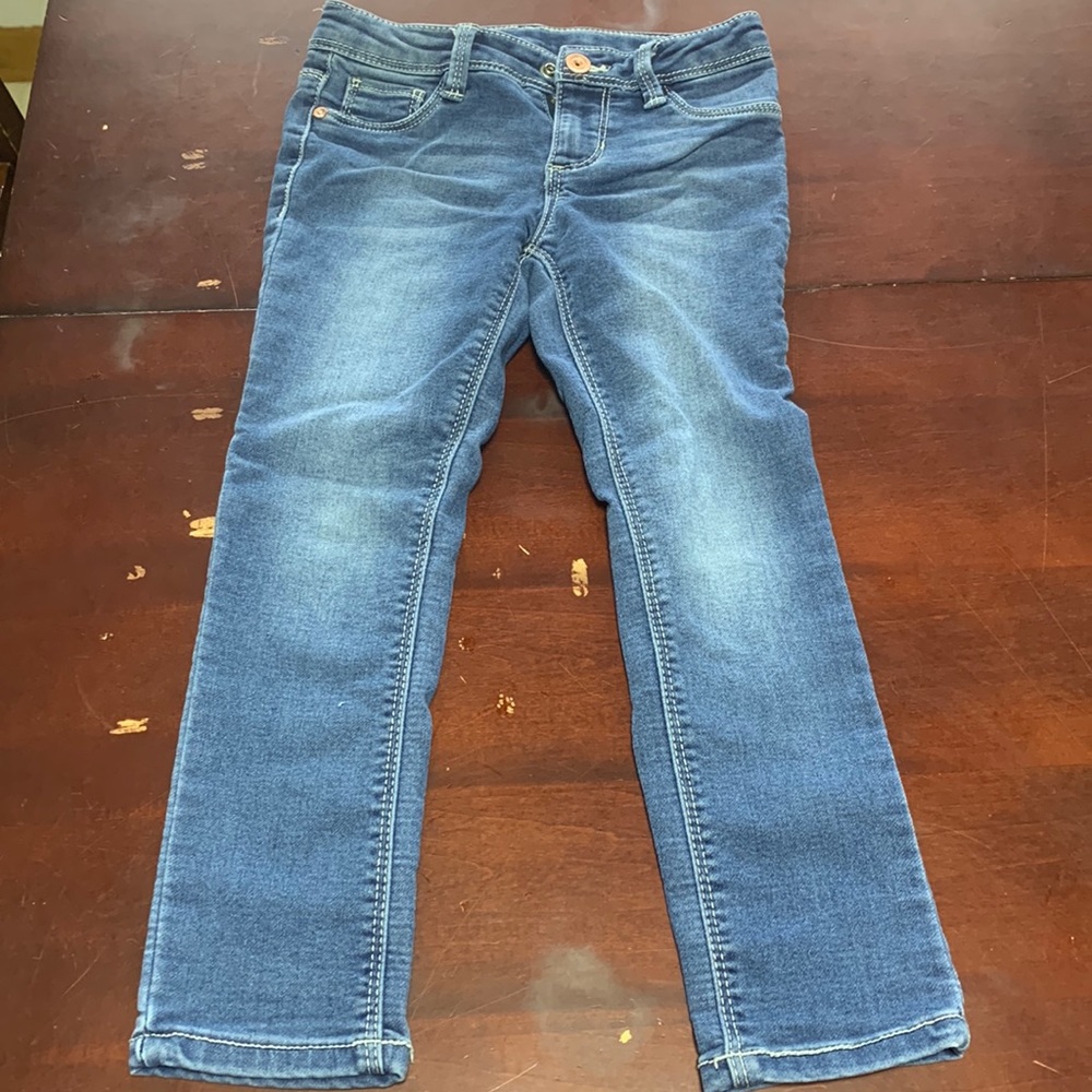 Toddler knit denim jeans
